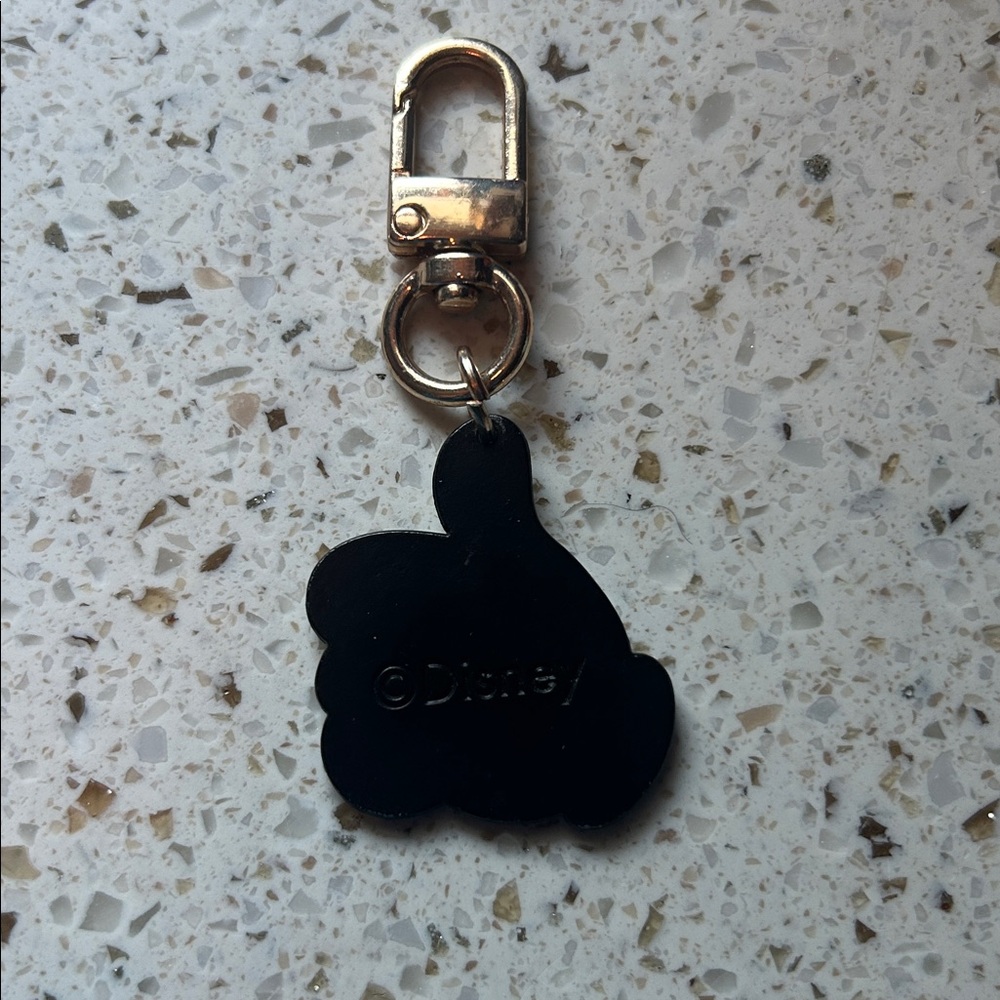 Disney Mickey Mouse- White Hand Charm Keychain with gold accents - Picture 2 of 2